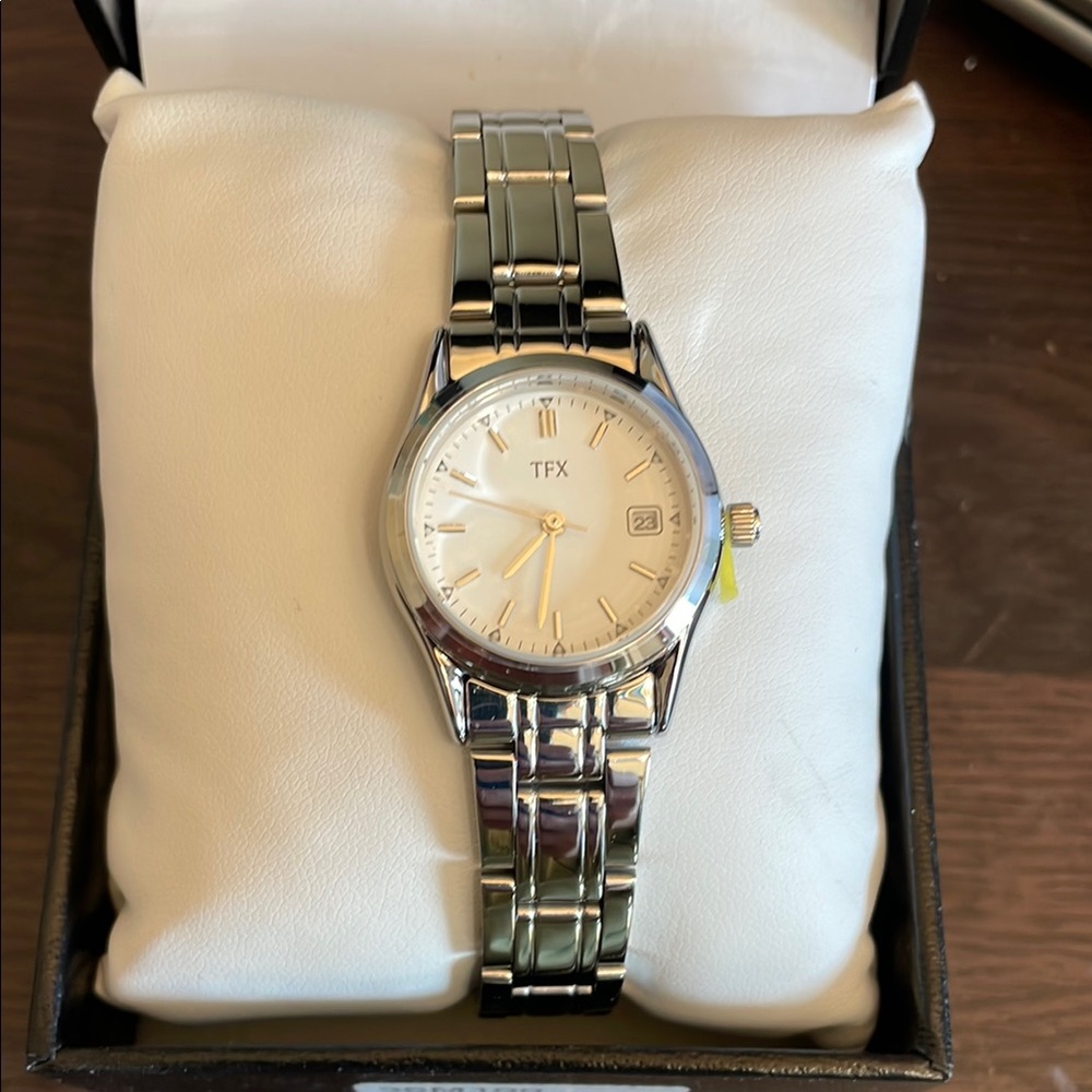 Silver TFX watch by Bulova